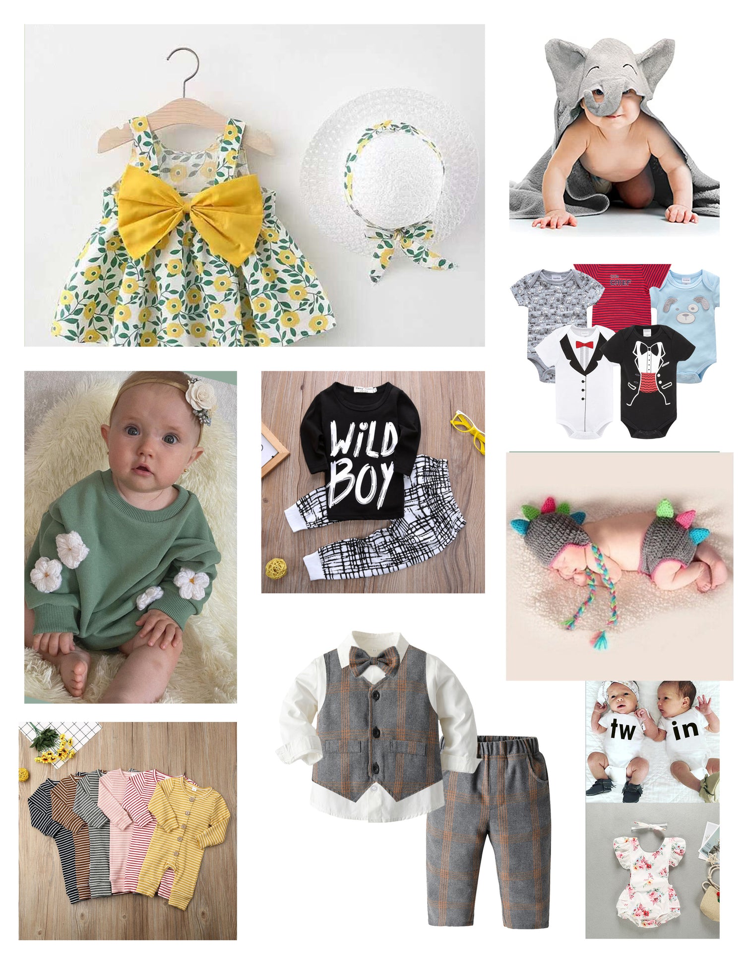 Baby Clothes : Newborn, Infant, Toddler Apparel