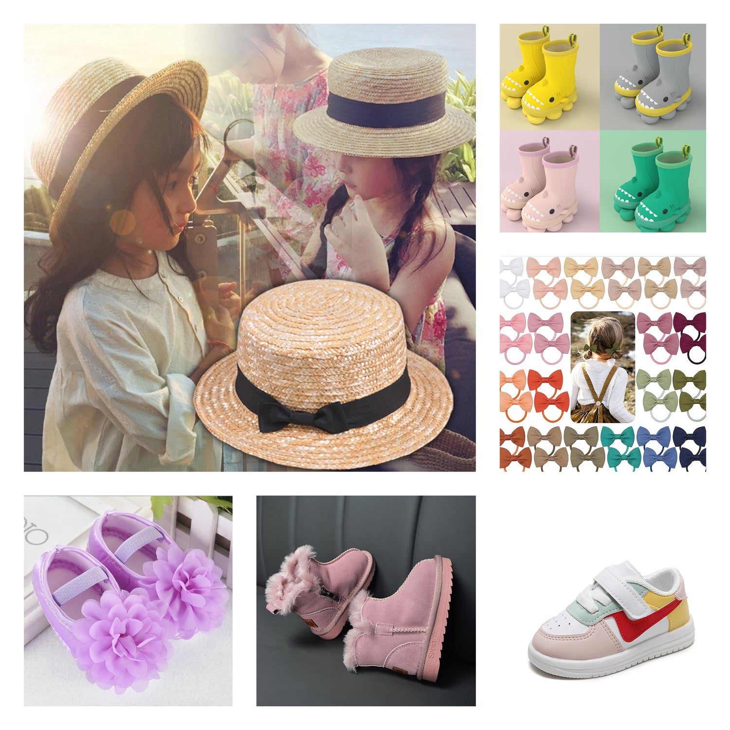 Girl Shoes, Bows, Hats, and Accessories! Infant, Baby, Toddler, and Older