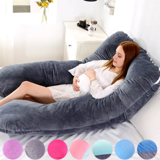 116x65cm Pregnant Pillow for Pregnant Women Soft Cushions of Pregnancy Maternity Support Breastfeeding for Sleep Dropshipping